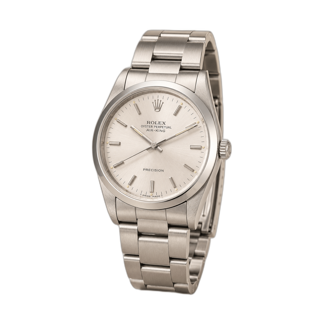 Rolex Air-King Ref. 14000, Quadrante silver