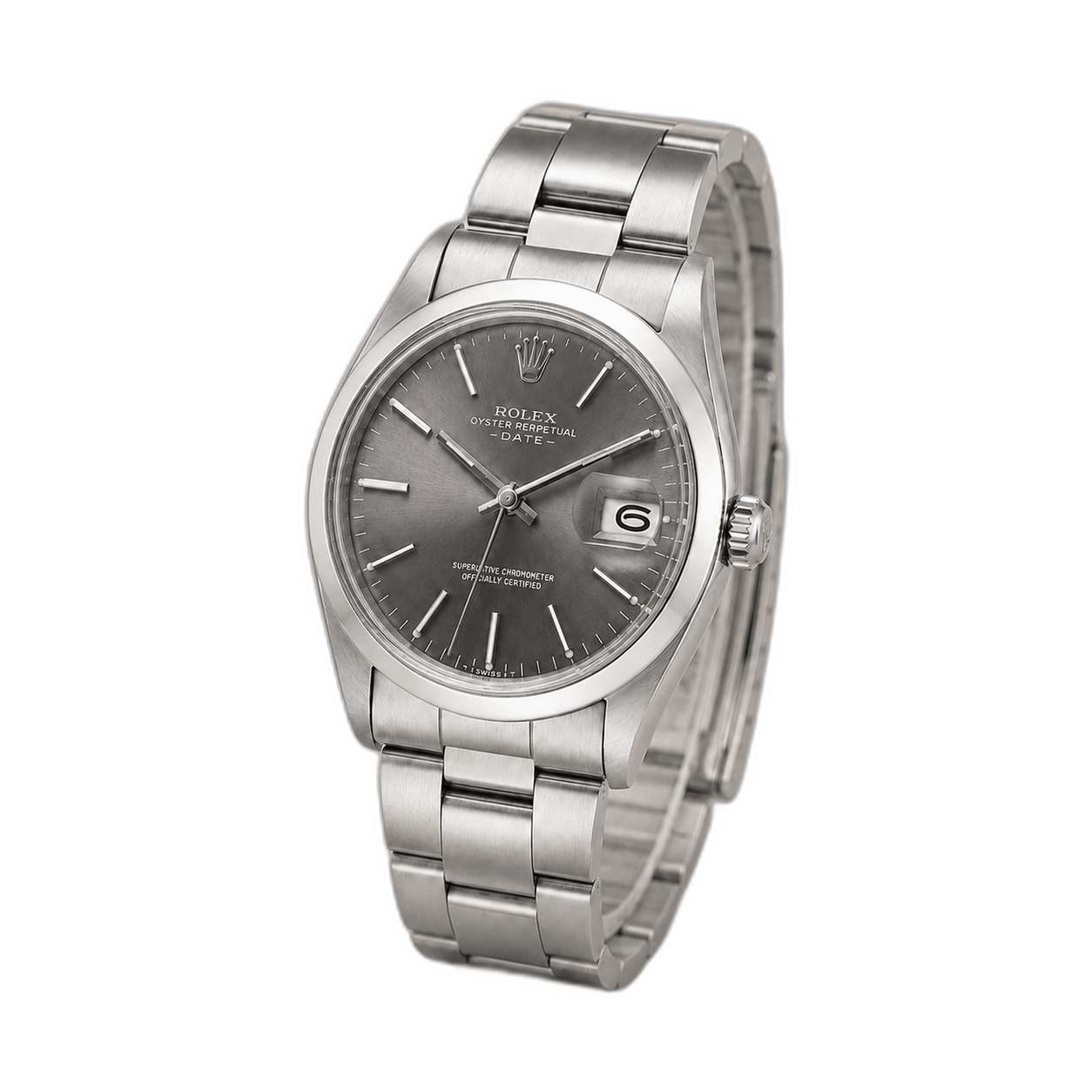 Rolex Oyster Perpetual Date Ref. 1500, Quadrante grigio